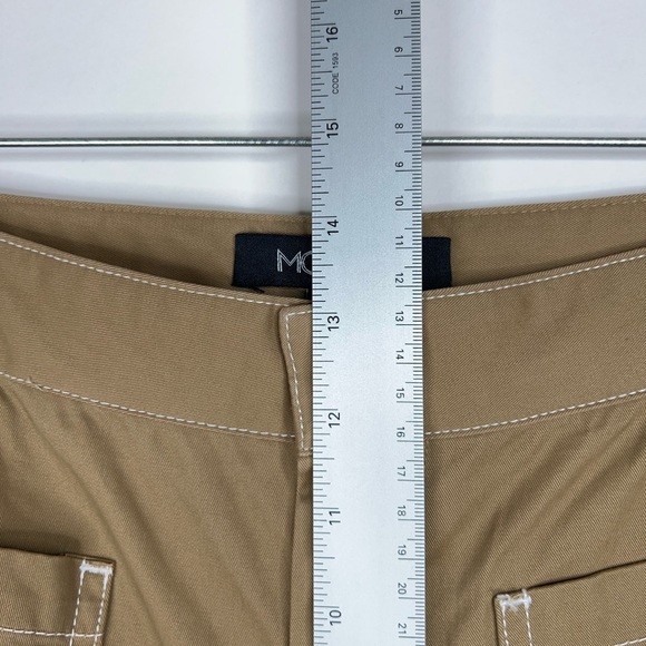 Mossman All Eyes On You Pant Tan Khaki High Rise Flare Wide Leg Office Neutral - Picture 8 of 14